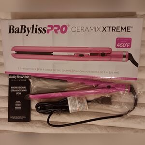 BaBylissPRO Ceramix Xtreme Pink Hair Straightener